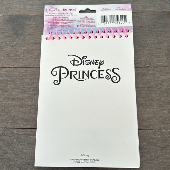DISNEY Princess Journal, Confidence Looks Good On Me, Kid Girls Notebook Pink - Picture 4 of 7